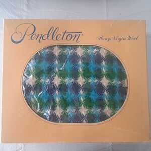 Vintage Pendleton Wool Throw 60 x 70